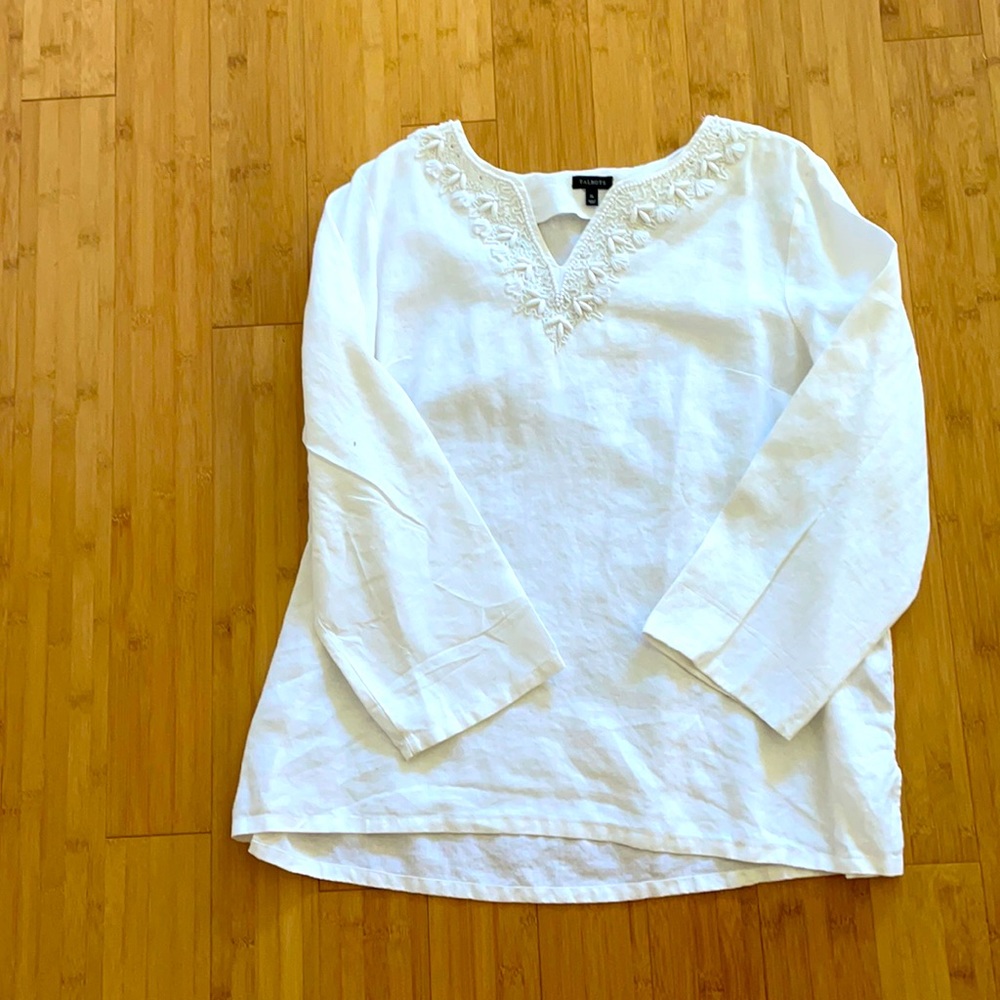 Talbots linen tunic